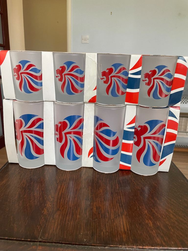 8 Dartington Glasses made for London 2012 Olympics