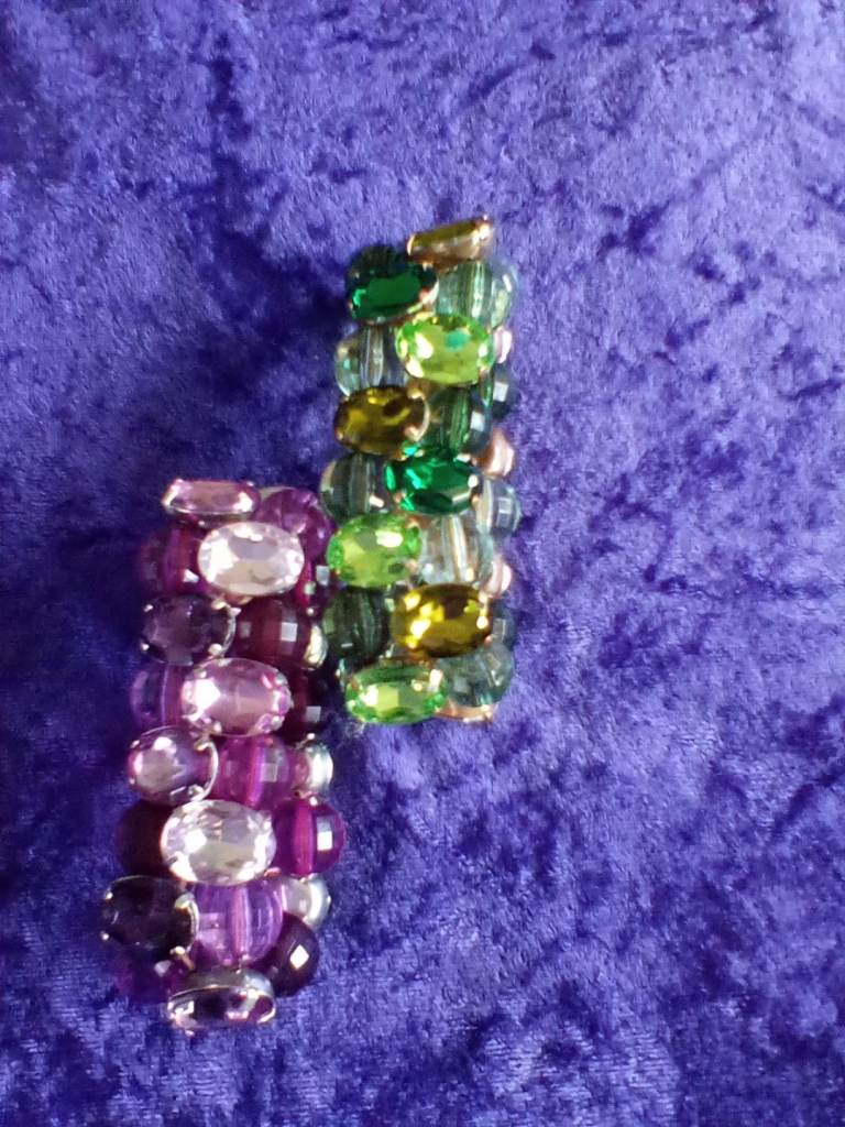 Two jewelled River Island bracelets. £10.00 for both.