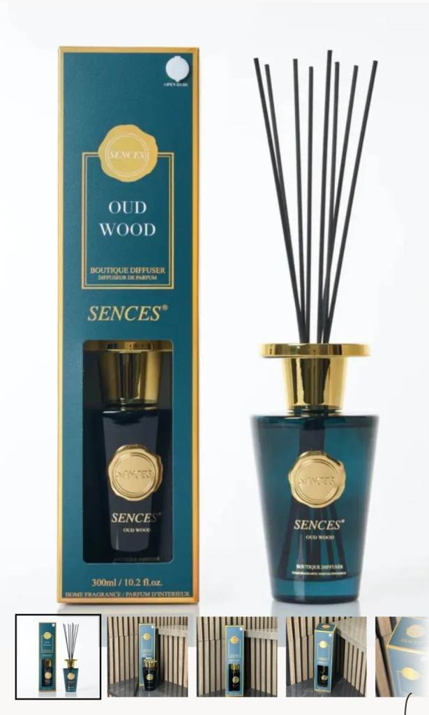 SENCES Oud Wood Boutique Diffuser – New, 200ml