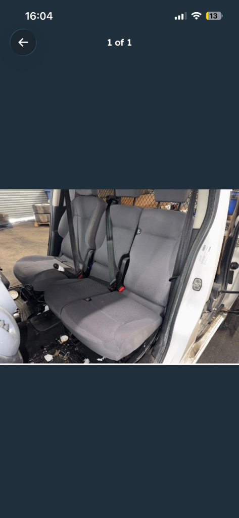 Front double seat for Peugeot partner/ citron 