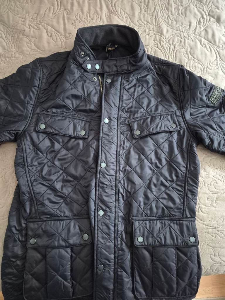 Barbour International Quilted Jacket Size L – Brand New with Tags