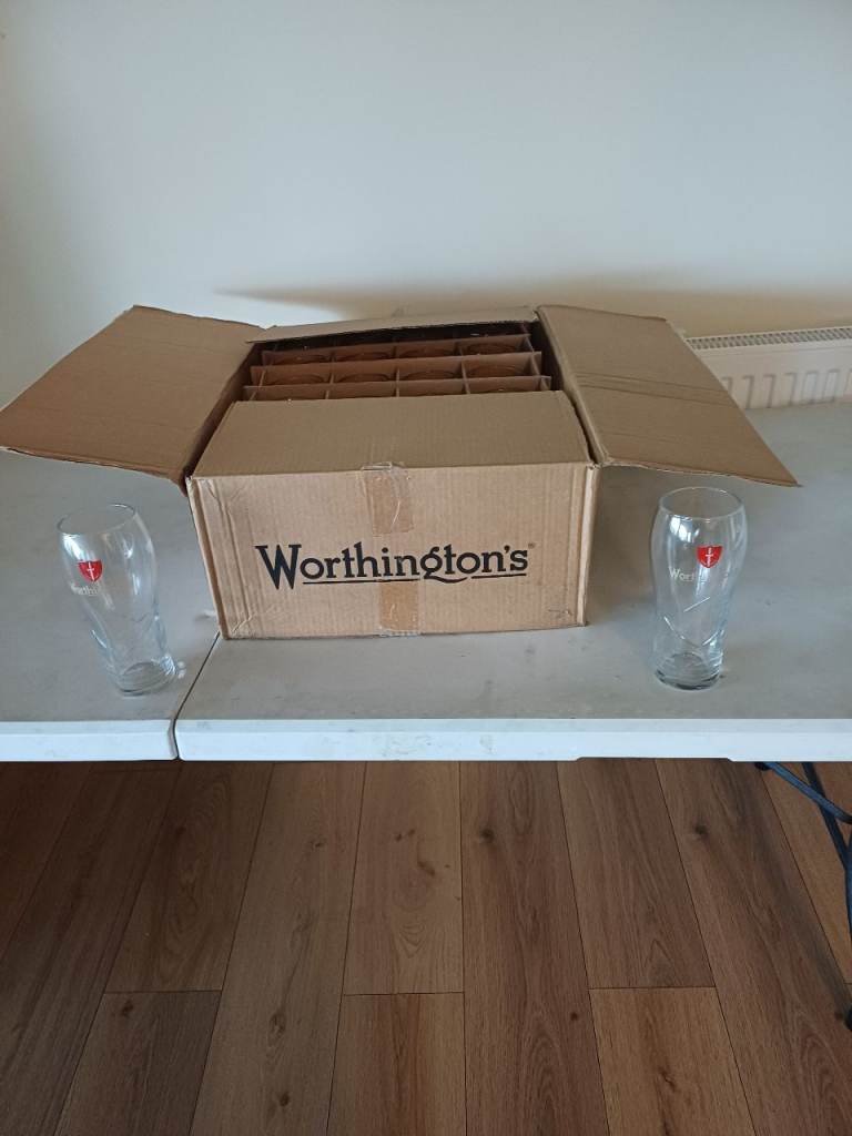 Worthington pint glasses 