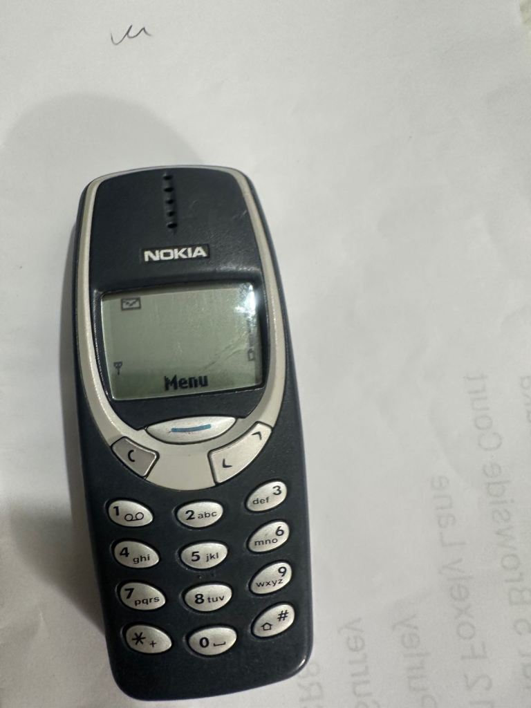 Nokia 3310 Mobile Phone - Blue, Good Condition