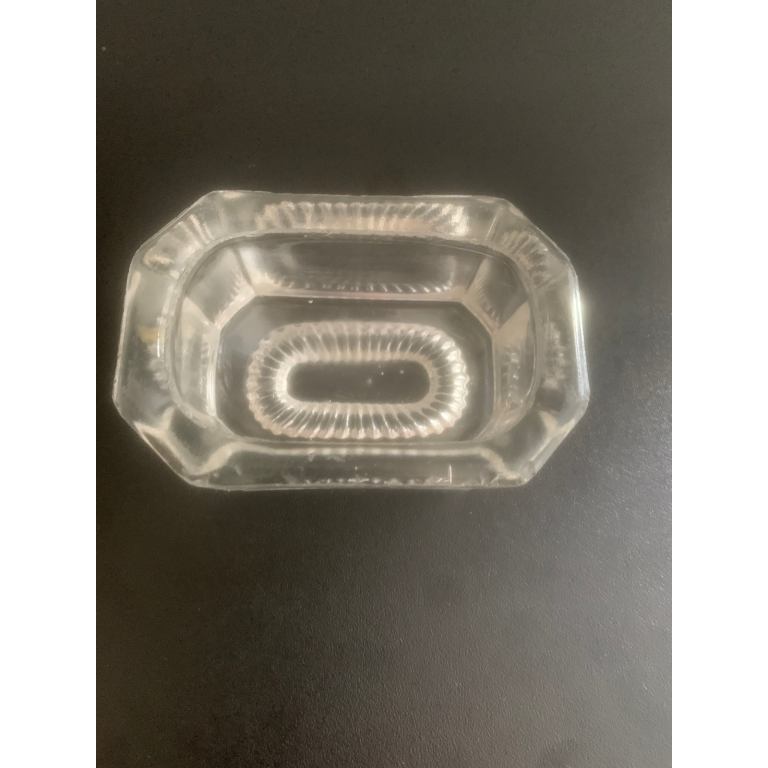 Vintage open glass  salt dip cellar 