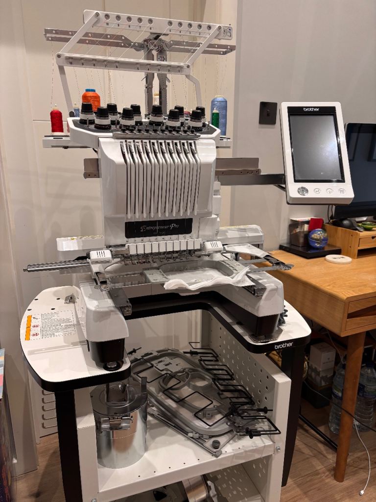 Brother PR1000 10-Needle Embroidery Machine -  Great Condition, low hours