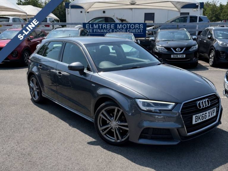 2016 Audi A3 1.4 Petrol (TFSI), CoD, S Line, Sportback, Manual, Euro 6. Hatchback Petrol Manual