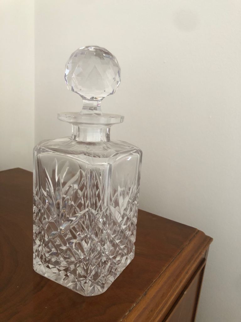 Antique Decanter cut glass crystal