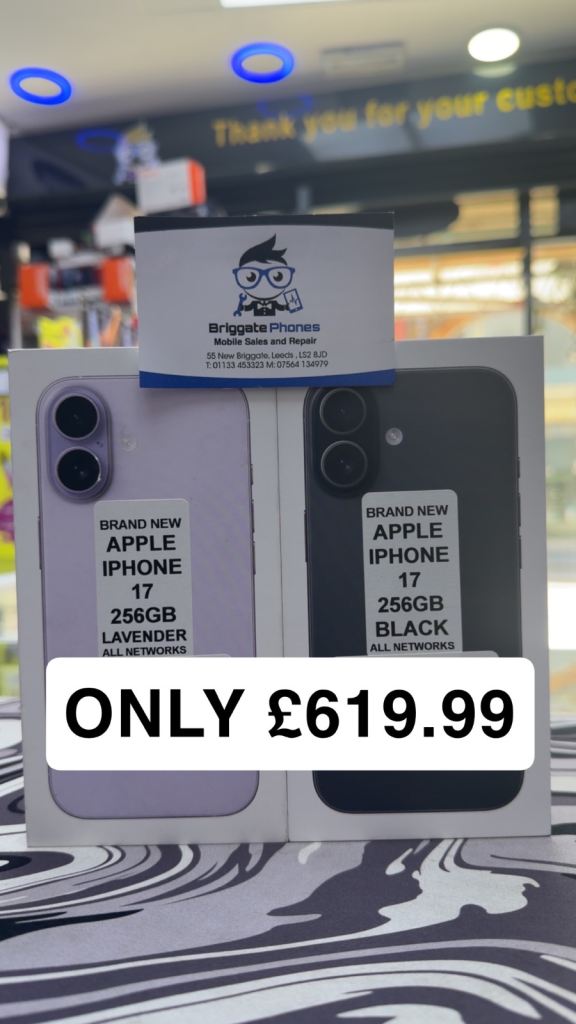 BRAND NEW Apple iPhone 17 256GB - Lavender & Black, All Networks
