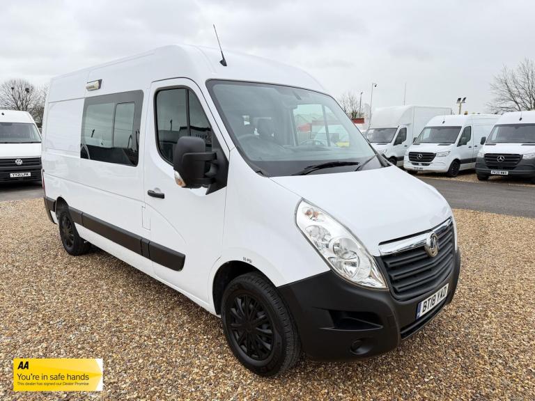 2018 Vauxhall Movano 2.3 CDTi 3500 Panel Van 5dr Diesel Manual FWD L2 H2 Euro 6 (130 ps) Panel Va...