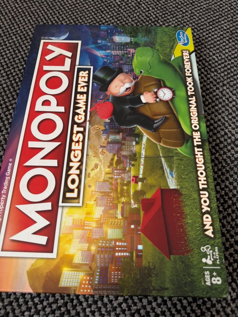 Monopoly Longest Game Ever Board Game 