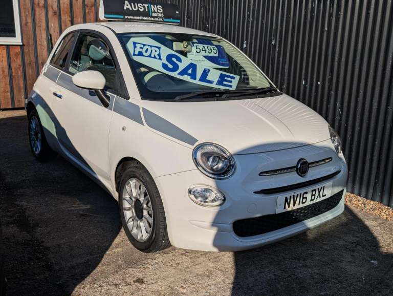 FIAT 500 1.2 500 Pop Star 1.2 69hp White Manual Petrol 2016