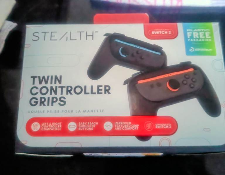 Brand New  Twin Controller Grips For Nintendo Switch 2  