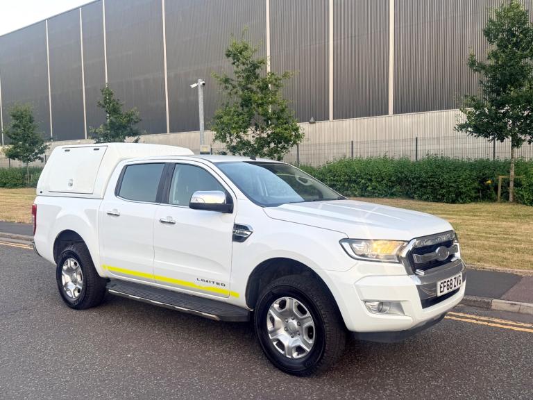 2019/68 FORD RANGER LIMITED 2.2 TDCI AUTOMATIC-4X4 DOUBLECAB PICKUP-CANOPY/POWER