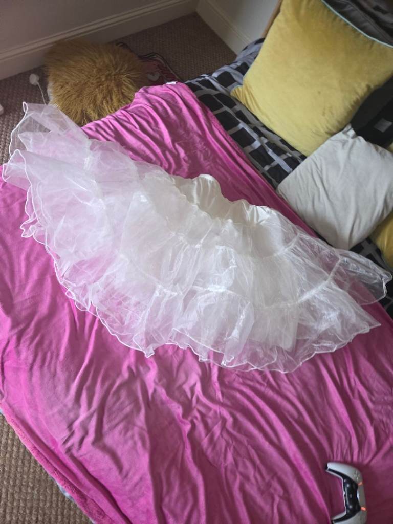 Brand New Flora White Tulle Underskirt - One Size - Ideal for Events