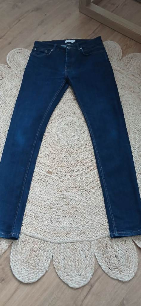MEN'S DESIGNER BLUE SLIM JEANS - BY BENCH - SIZE 32W/32L
