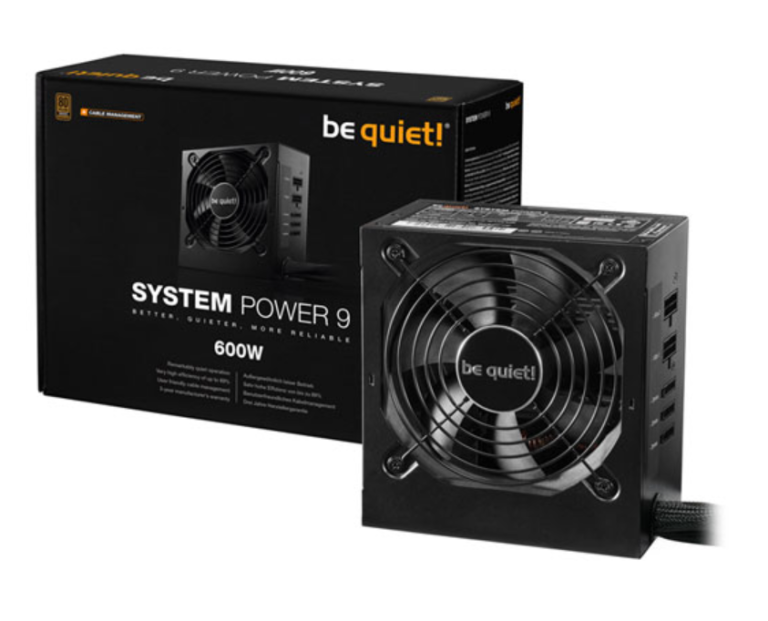 be quiet! SYSTEM POWER 9 600W PSU – Brand New