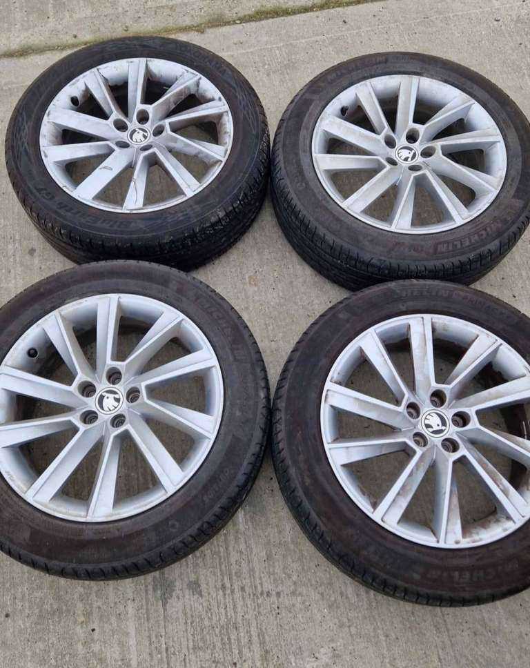 Rims / Wheel / Alloys Skoda 205/55/"17 Michelin Tyres