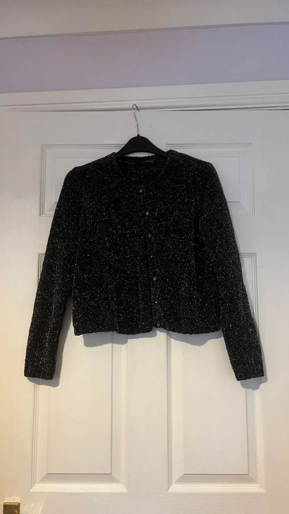 image for Black Fuzzy Cardigan