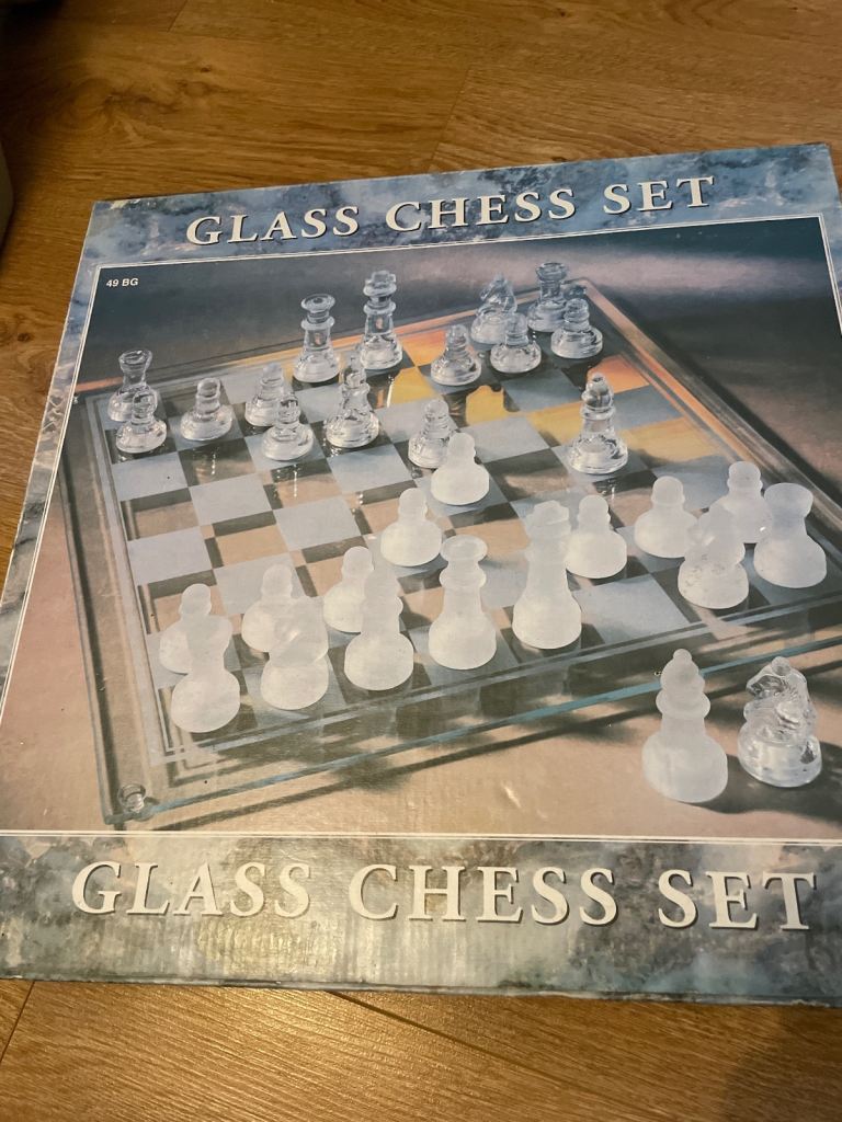 Glass Chess Set