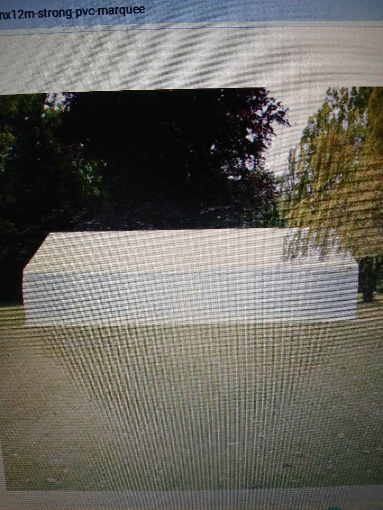 6m x 12m White gala tent Marquee Elite PVC | in Norwich, Norfolk | Gumtree