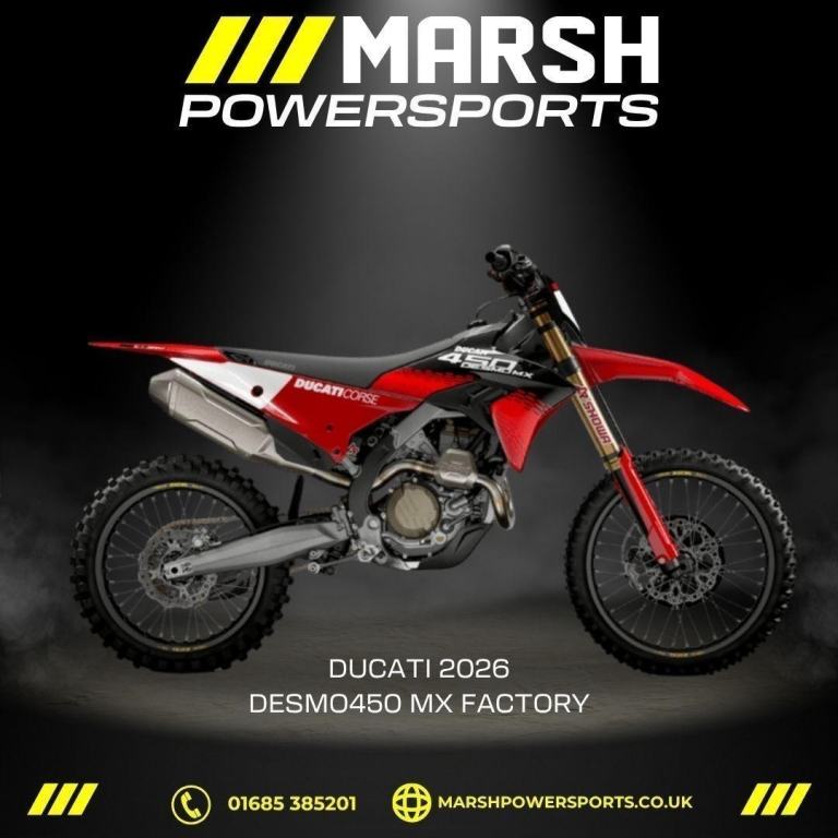 Ducati Desmo450 MX Factory 2026 - Ducati Offical Dealer - REDUCED!!