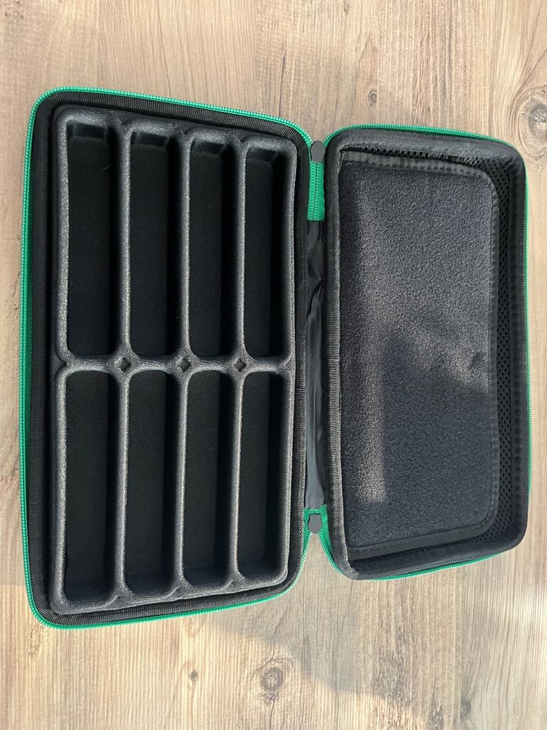 SIQUK Dice Storage Case Dice Organiser Holder Removable Slotted Tray - DND