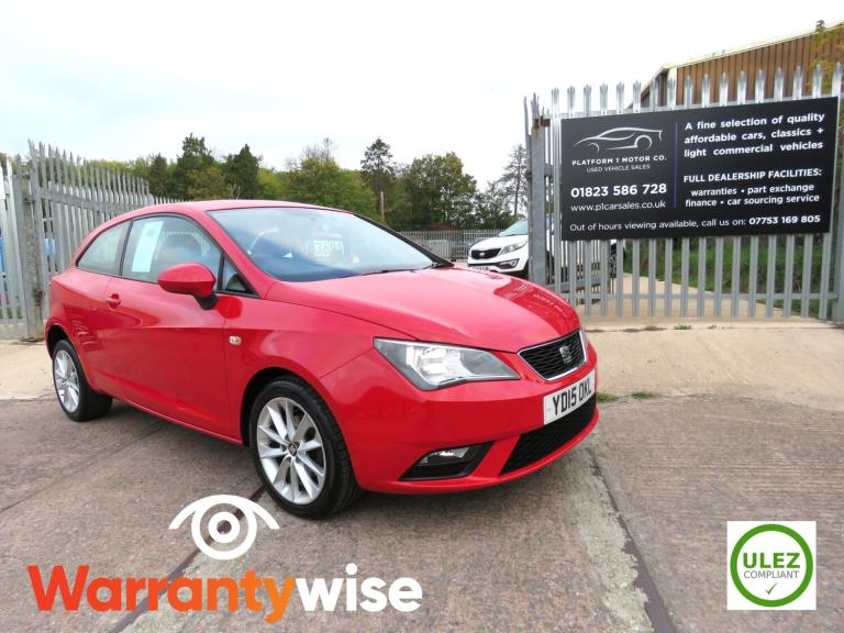 2015 SEAT Ibiza 1.4 Toca 3dr HATCHBACK Petrol Manual