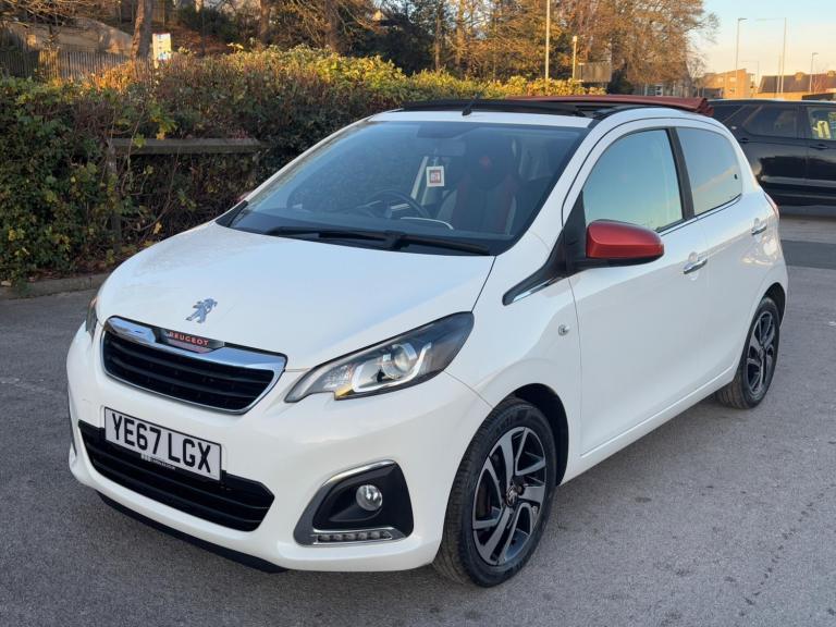 2017 Peugeot 108 1.2 PureTech Roland Garros Top! Euro 6 5dr HATCHBACK Petrol Manual