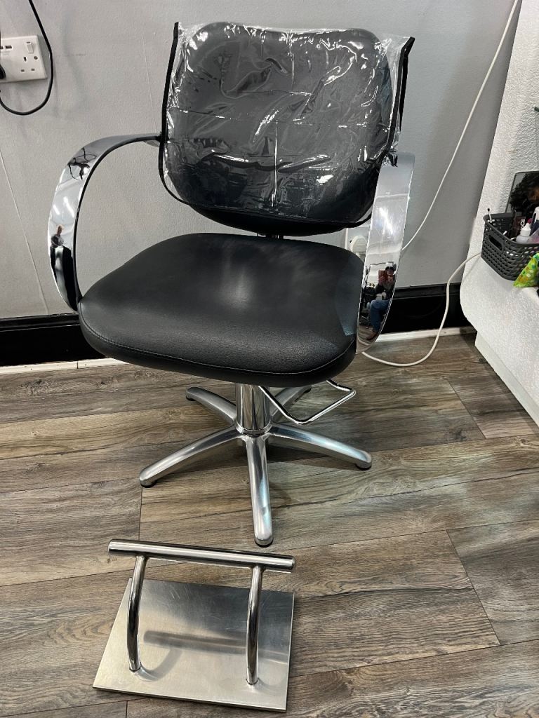 Hairdressing chairs , footrests, cabinets , display unit 