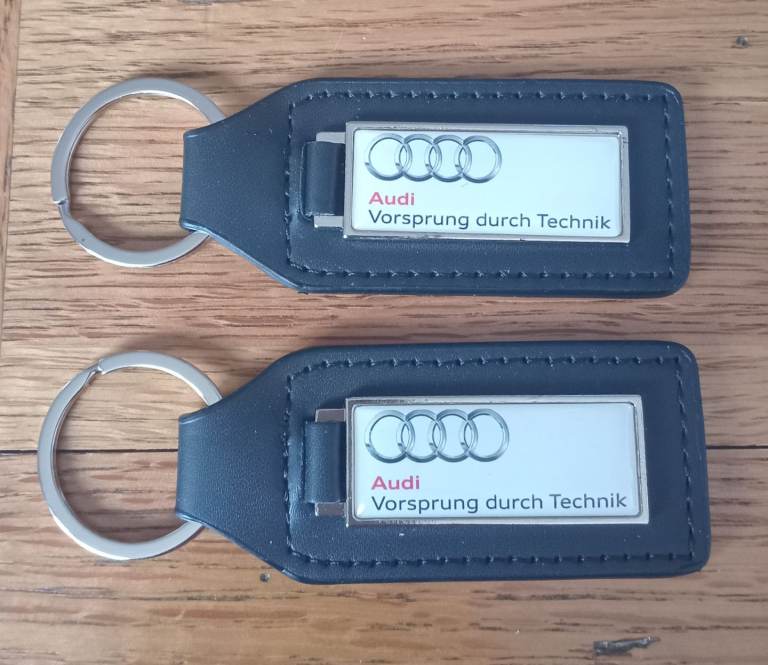 2 Audi Keyrings 