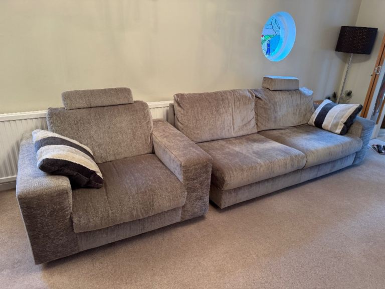 Sofa and Armchair