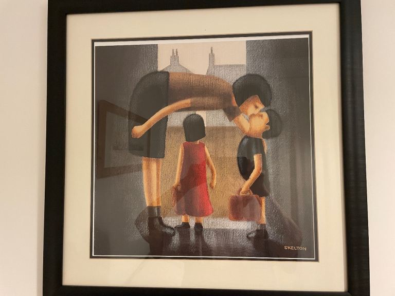 Sam Skelton Black Framed Print