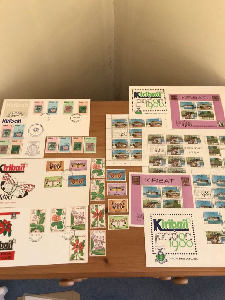 Old stamps Kiribati 1979/80/81