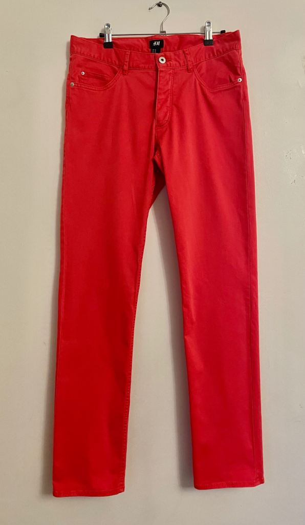 Lovely Zara Men’s Jeans in Red❄️