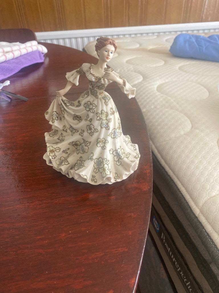 Lovely Porcelain Lady Figurine  – Good Condition