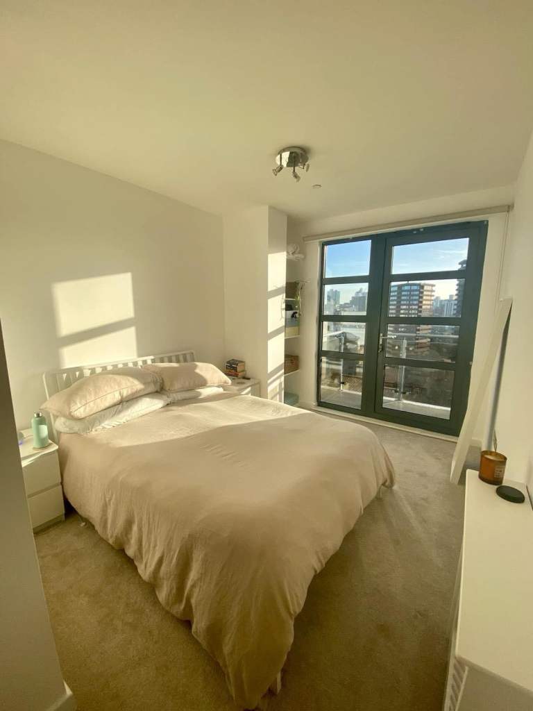Double slat bed and mattress 