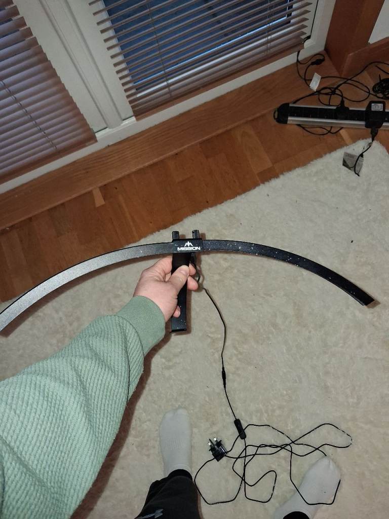 Mission top darts ring light