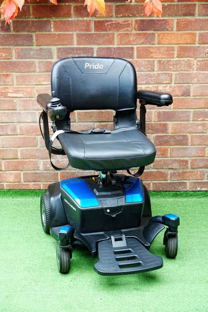 PRIDE GO CHAIR 4MPH ELECTRIC TRANSPORTABLE MOBILITY POWERCHAIR WHEELCHAIR