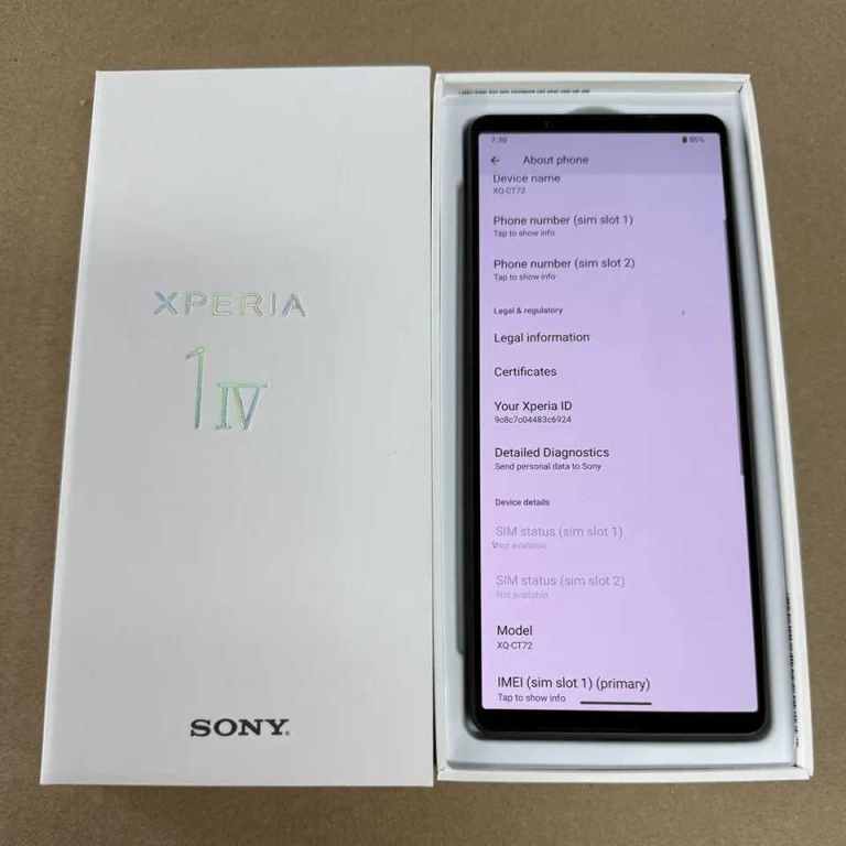 Sony Xperi iV Black perfect *Brilliant Camera*