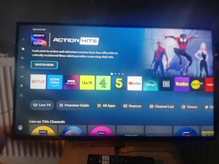 Bush Smart TV with Remote – Good Condition
