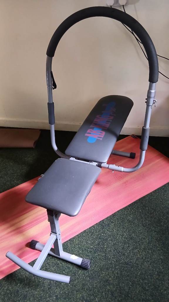 Free ab crunch gym exercise weights bench 