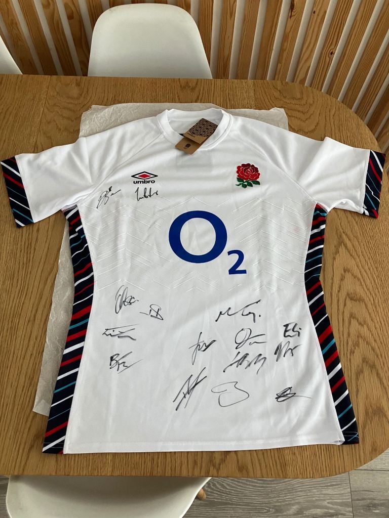 Signed Men’s England Rugby Shirt