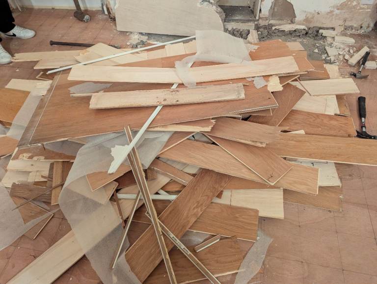 Scrap laminate free for uplift.