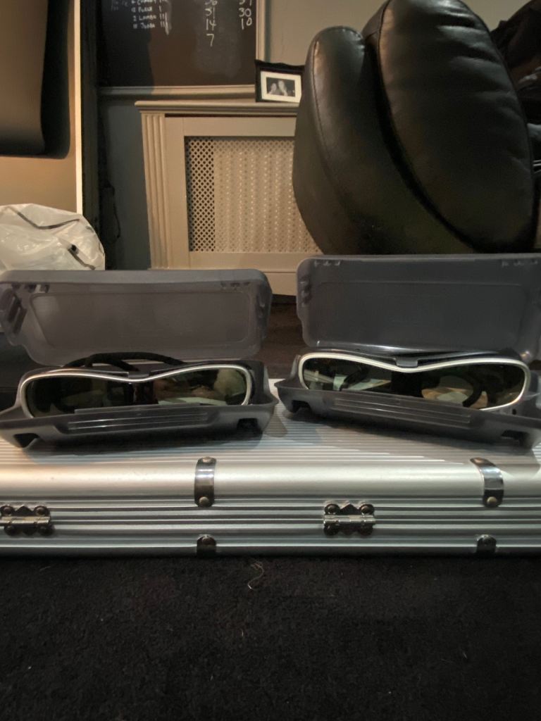 2 pairs of Panasonic 3D Full HD glasses 