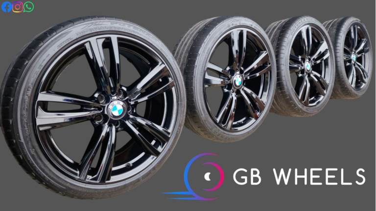 Genuine BMW 442M 19" Alloy Wheels 3 4 Series M Sport F30 F31 F32 Shadow Edition