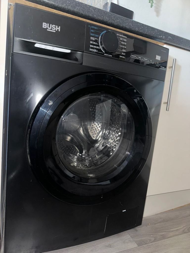 Bush Black Washing Machine – Good Condition