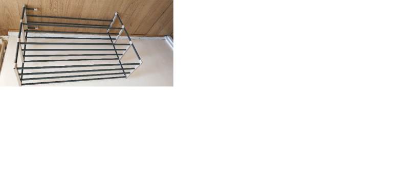 three tie shoe rack
