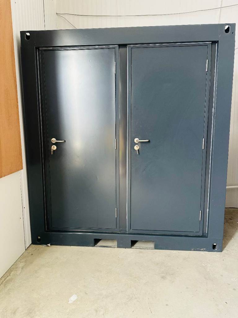 Portable Toilet - 1+1 Prefab Double Mains Toilet Block