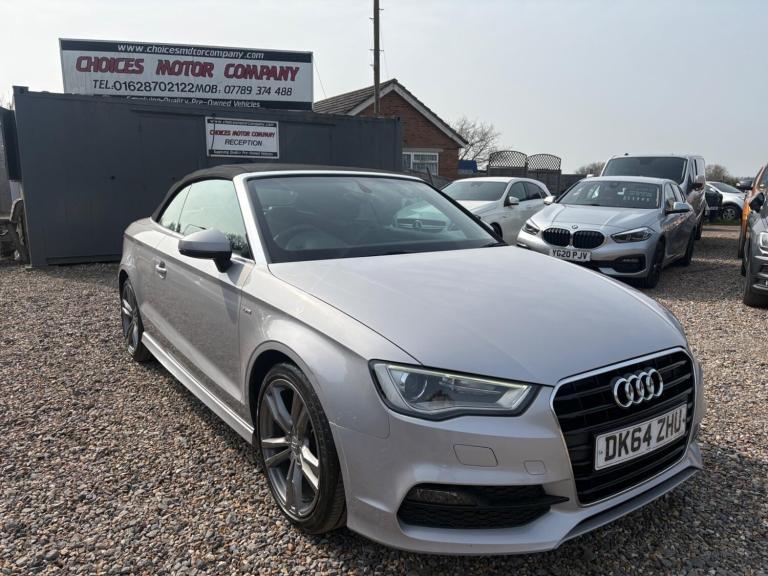 2014 Audi A3 1.4 TFSI S Line 2dr CONVERTIBLE PETROL Manual
