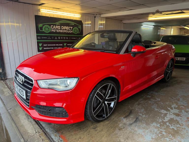 2015 Audi A3 Cabriolet 2.0 TDI S line S Tronic Euro 6 (s/s) 2dr CONVERTIBLE Diesel Automatic